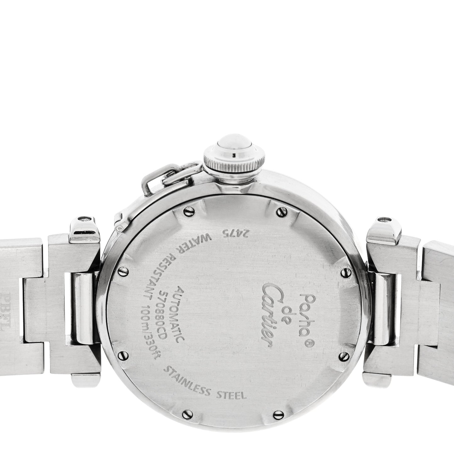 Stainless Steel 35mm Pasha C Automatic Watch Blue