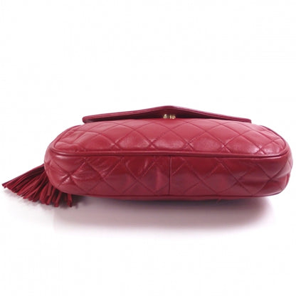 Chanel Vintage Quilted Envelope Tassel Bag 4 of 11
