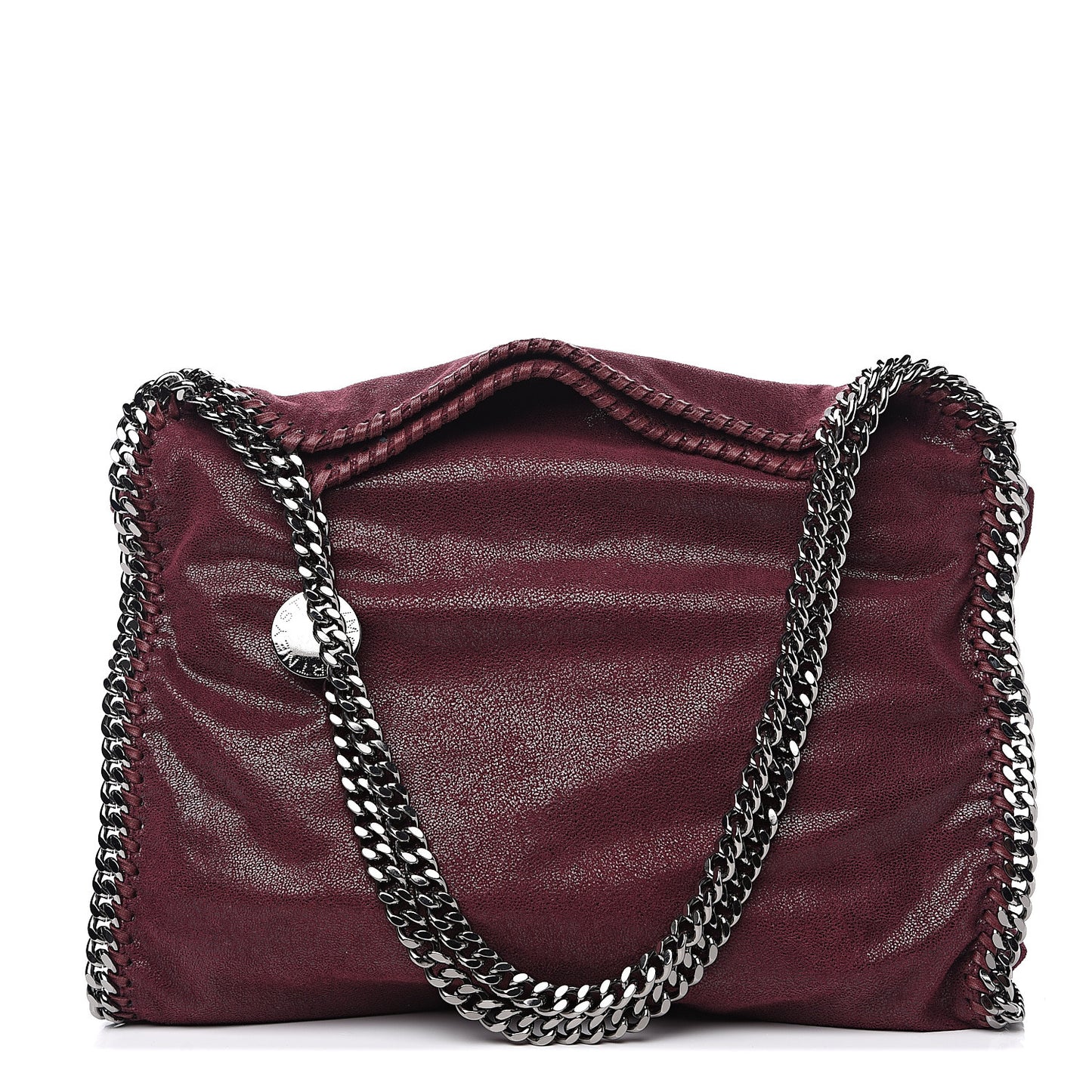 Shaggy Deer Small Falabella Tote Plum