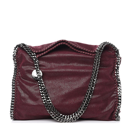 Stella McCartney Shaggy Deer Small Falabella Tote Plum 1 of 8