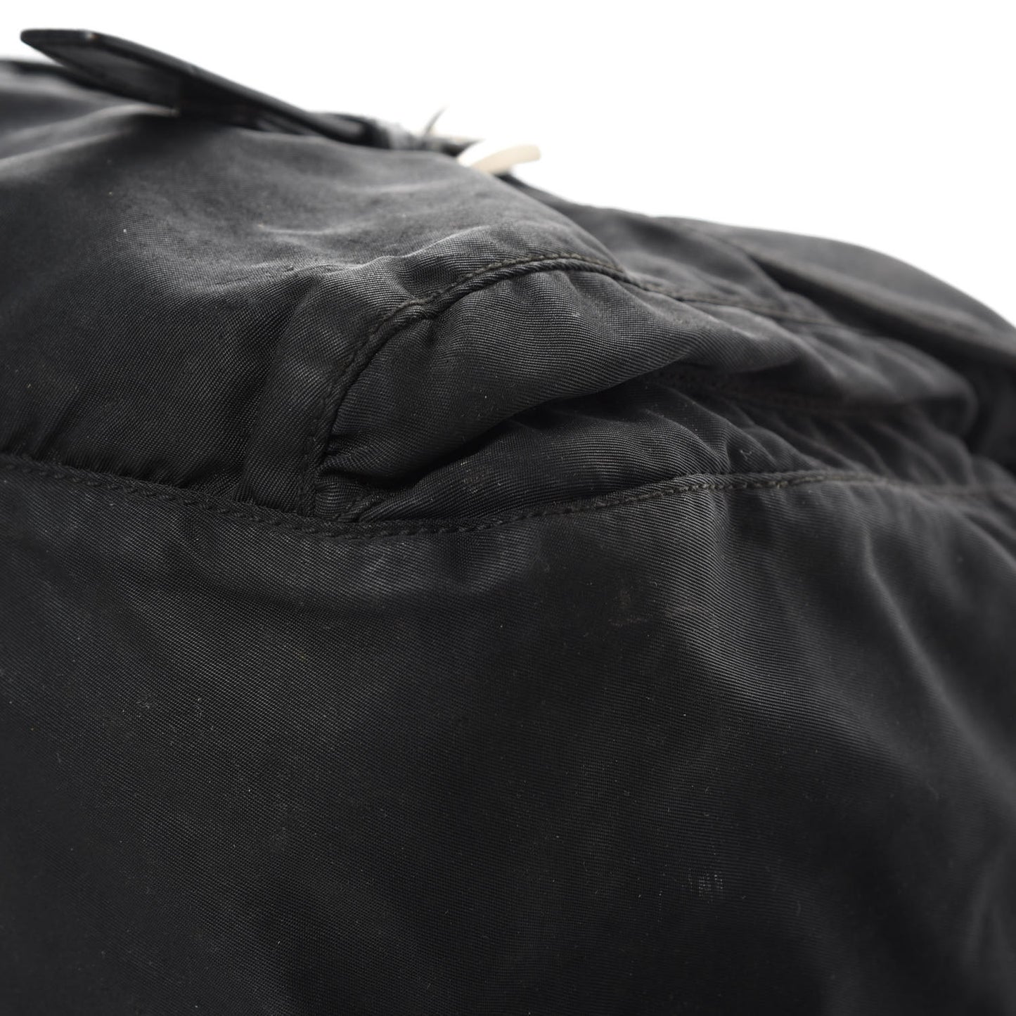 Nylon Vela Sport Messenger Bag Black