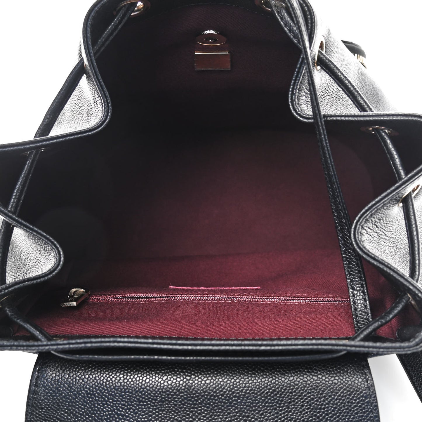Caviar Quilted Business Affinity Backpack Black