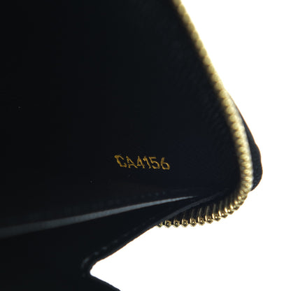 Louis Vuitton Epi Damier Race Zippy Wallet Black Yellow 7 of 7