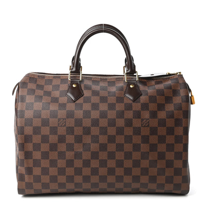 Louis Vuitton Damier Ebene Speedy 35 1 of 10