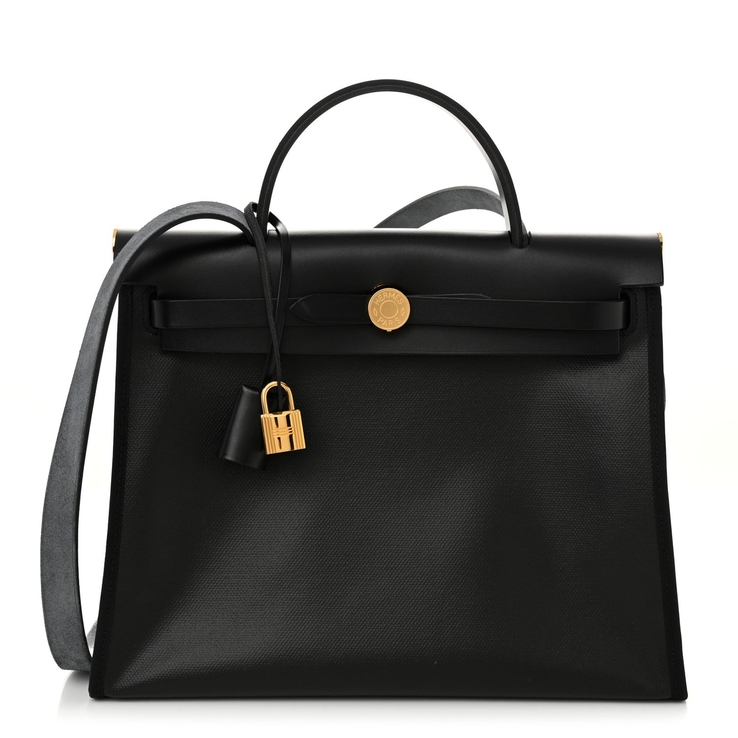 Toile H Berline Vache Hunter Herbag Zip PM 31 Black Ecru