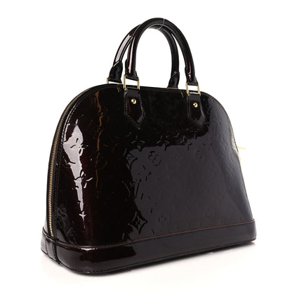Louis Vuitton Vernis Alma PM Amarante 3 of 10