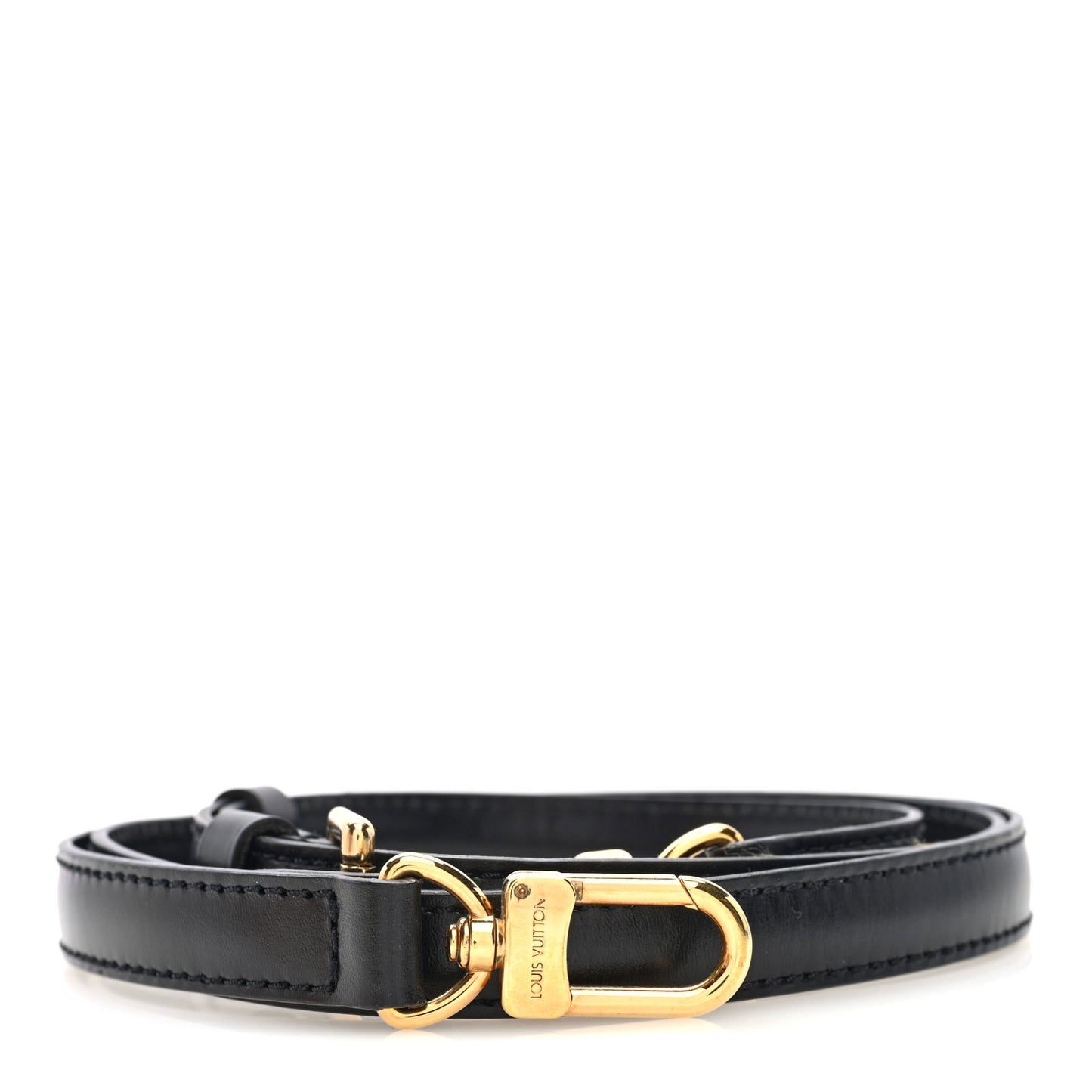 Calfskin 16mm Adjustable Shoulder Strap Black