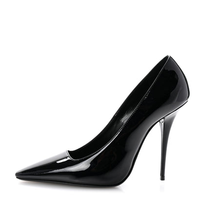 Saint Laurent Patent Instinct Pumps 39 Black 1 of 9