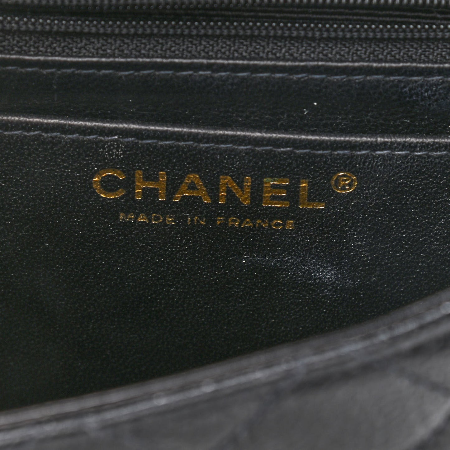 Caviar Quilted Mini Square Flap Black