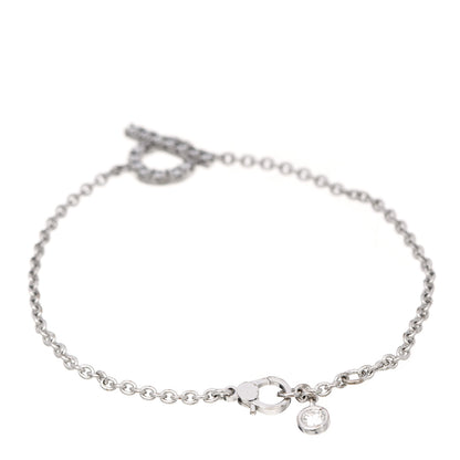 Hermes 18K White Gold Diamond Finesse Bracelet ST 3 of 5
