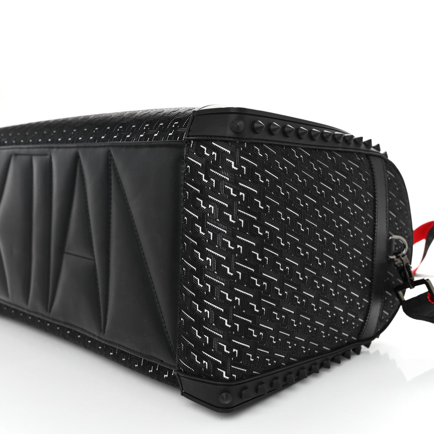 Studded Techno CL Sneakender Duffle White Black