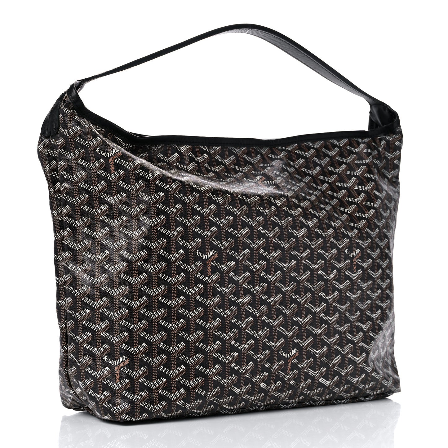 Goyardine Fidji Zip Hobo Black