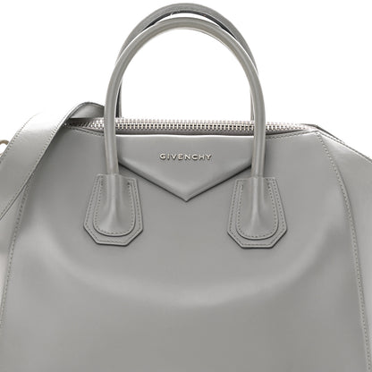 Givenchy Shiny Lord Calfskin Medium Antigona Pearl Grey 8 of 16
