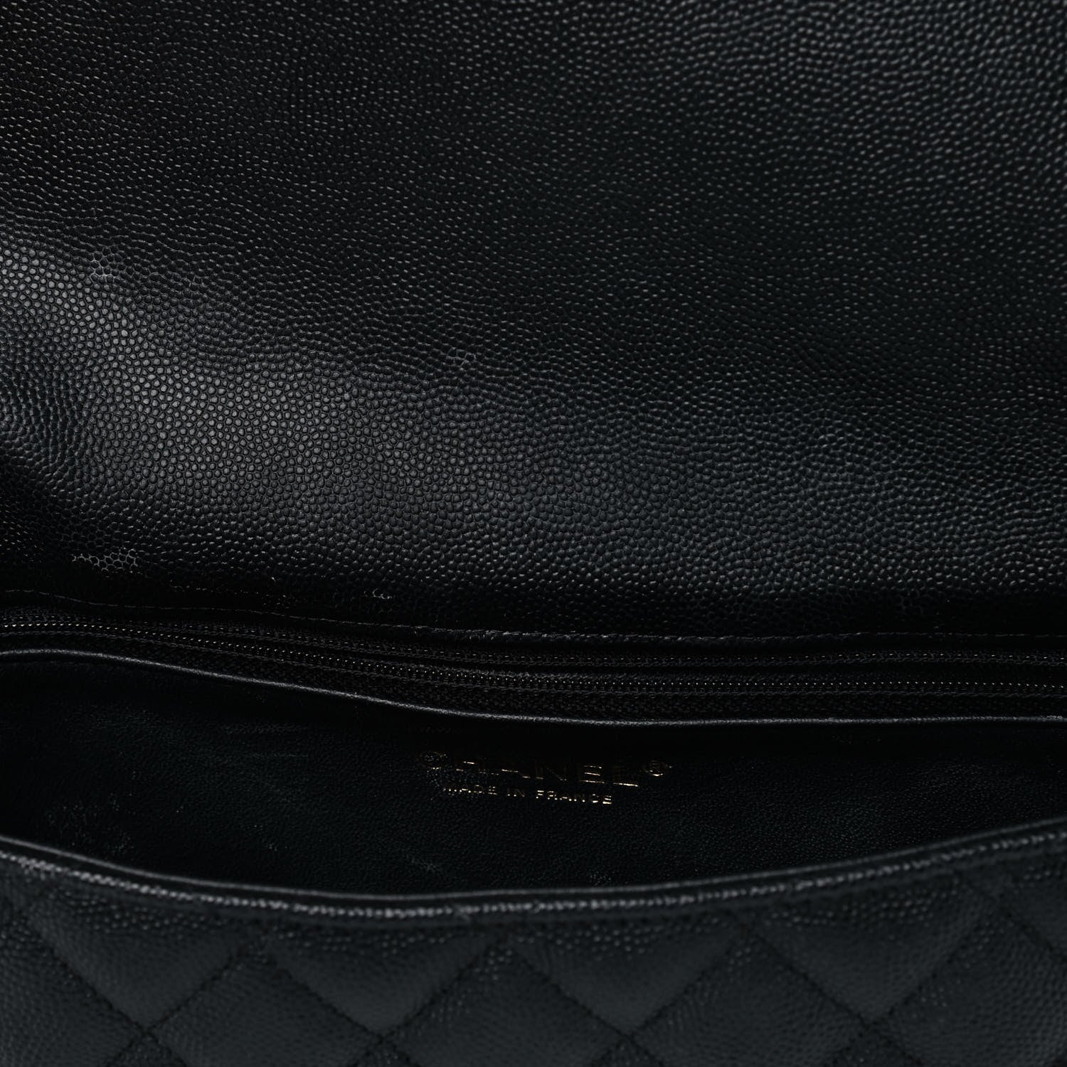 Chanel Caviar Quilted Flap Clutch Black 5 of 7