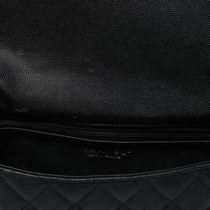 Chanel Caviar Quilted Flap Clutch Black 5 of 7