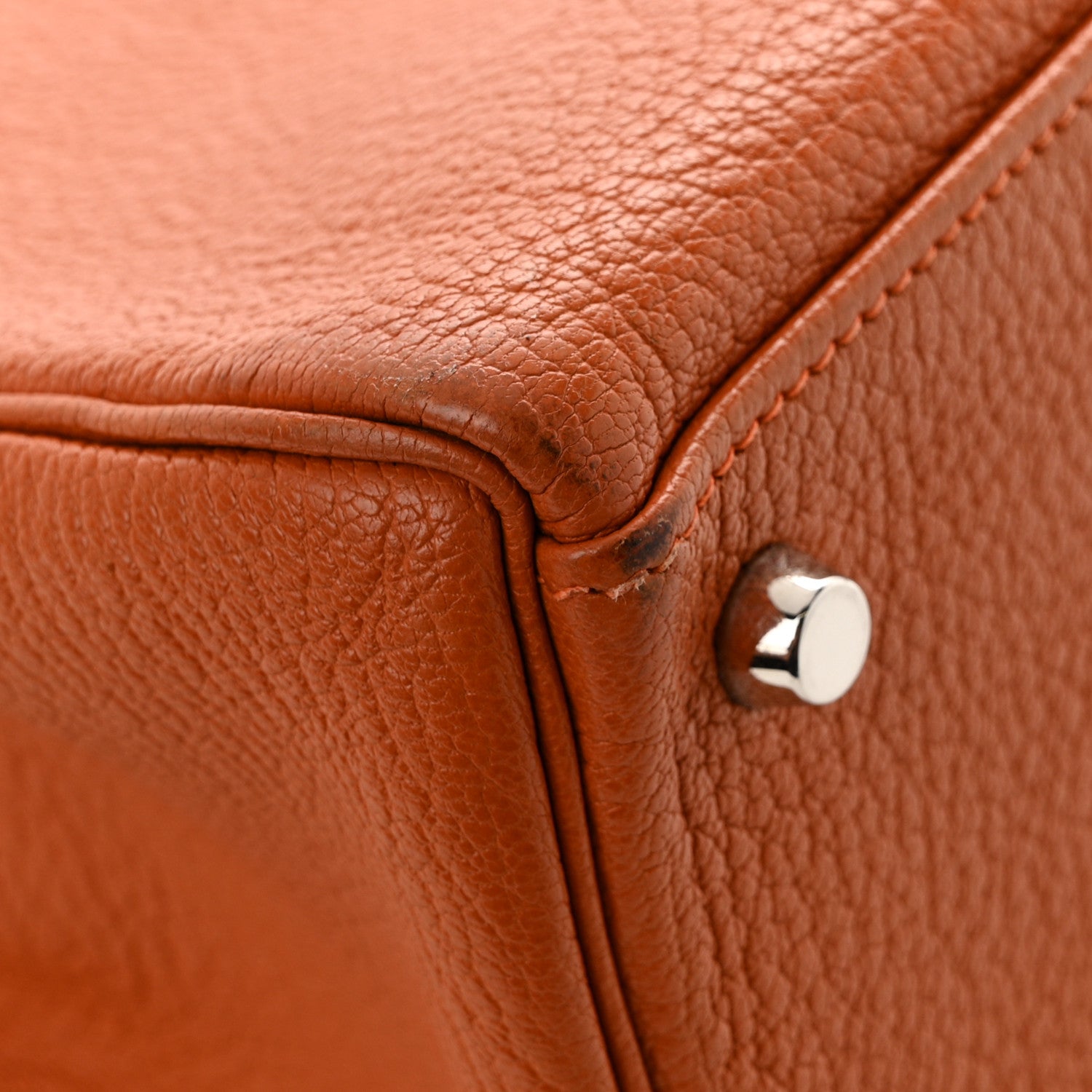 Hermes Chevre de Coromandel Kelly Retourne 32 Orange 13 of 14