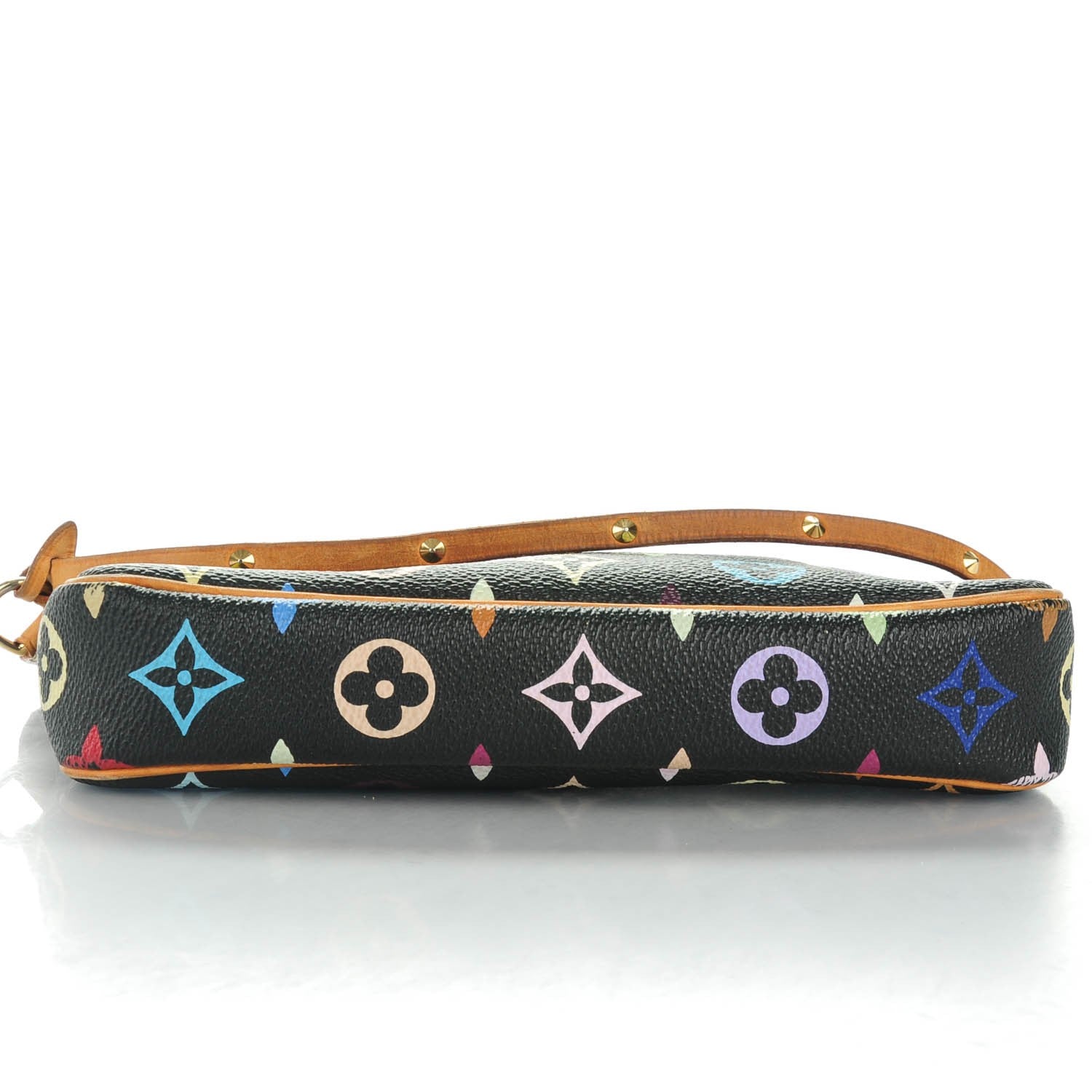 Louis Vuitton Monogram Multicolor Pochette Accessories Black 10 of 10