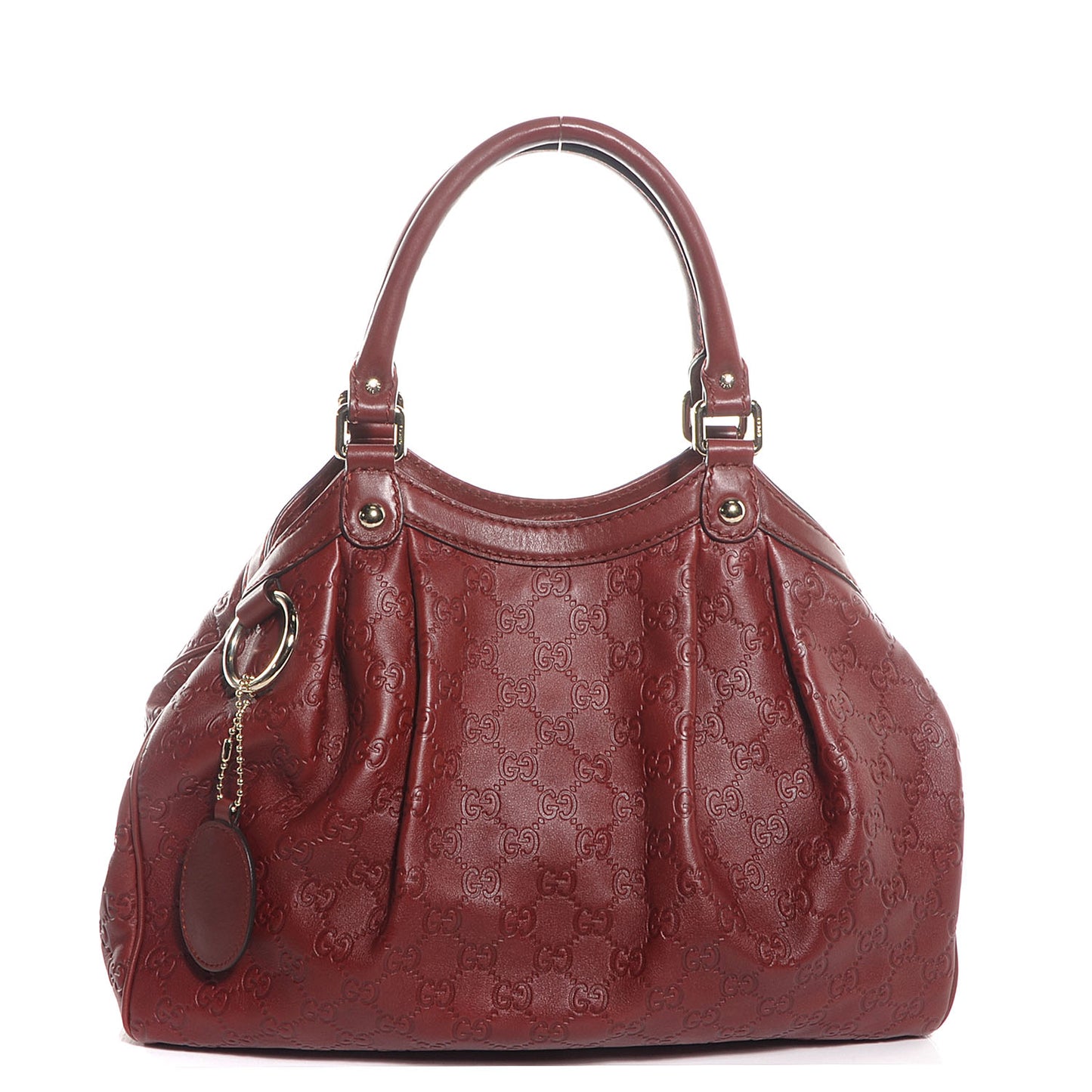 Guccissima Medium Sukey Tote Raspberry Candy
