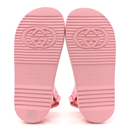 Gucci Rubber Mini Double G Womens Isla Dad Sandals 36 Wild Rose 6 of 10