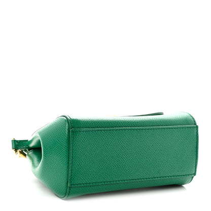 Dolce & Gabbana Dauphine Micro Miss Sicily Satchel Green 4 of 9