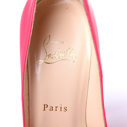 Christian Louboutin Matte Jazz Calf Fluo So Kate 120 Pumps 37.5 Fuchsia White 8 of 11