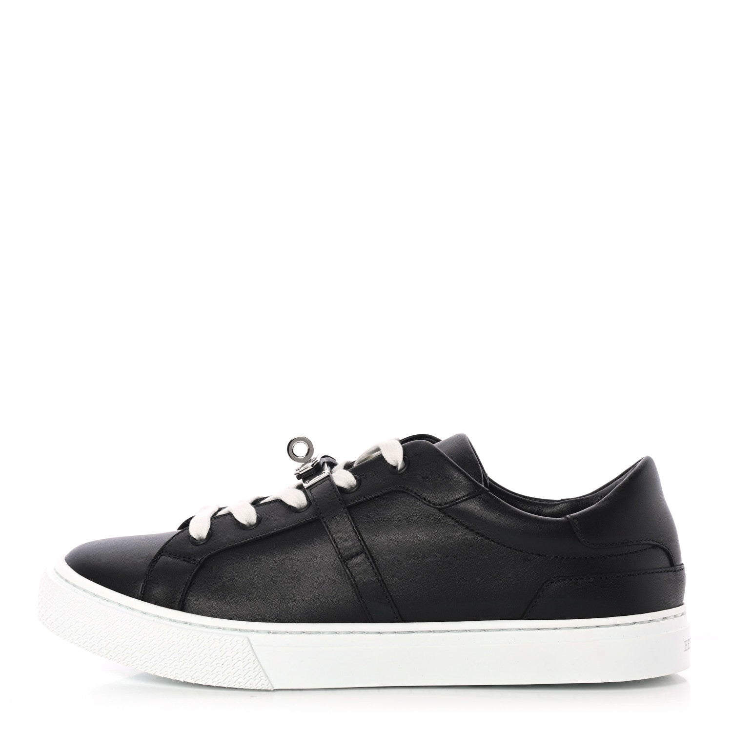 Hermes Calfskin Day Sneakers 40 Black 1 of 9