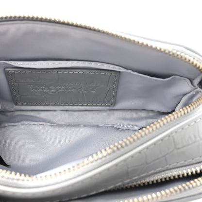Marc Jacobs Calfskin Croc Embossed Snapshot Camera Bag Quarry 6 of 12