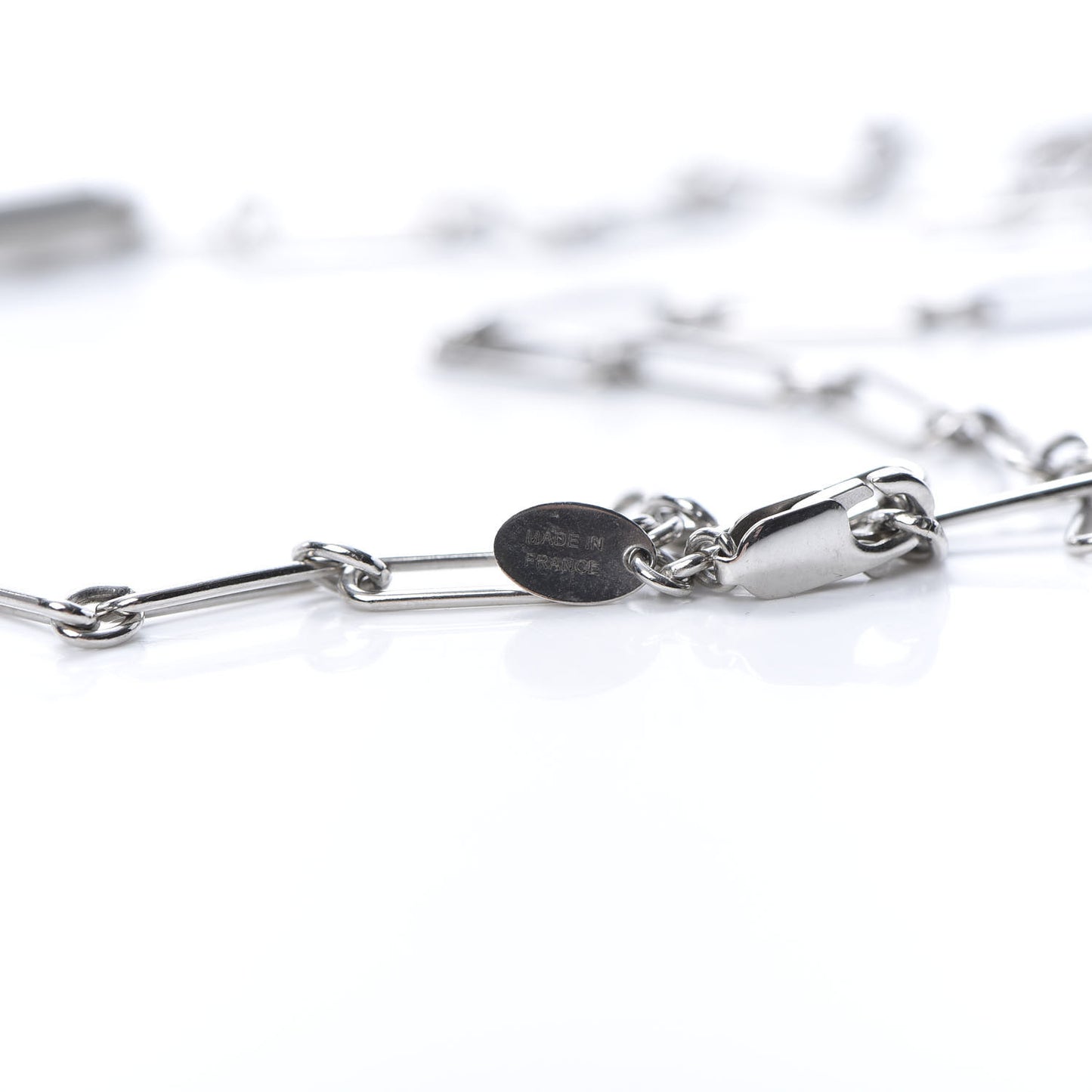 Palladium Permabrass Curiosite Charm Pendant Necklace