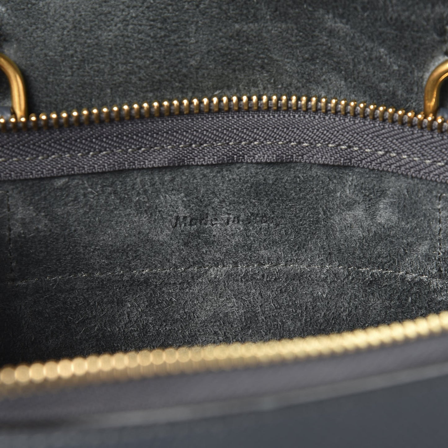 Grained Calfskin Nano Belt Bag Slate