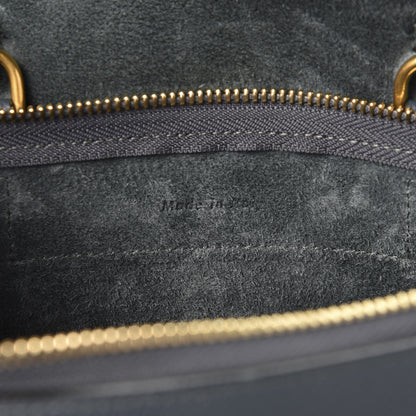 Celine Grained Calfskin Nano Belt Bag Slate 10 of 11