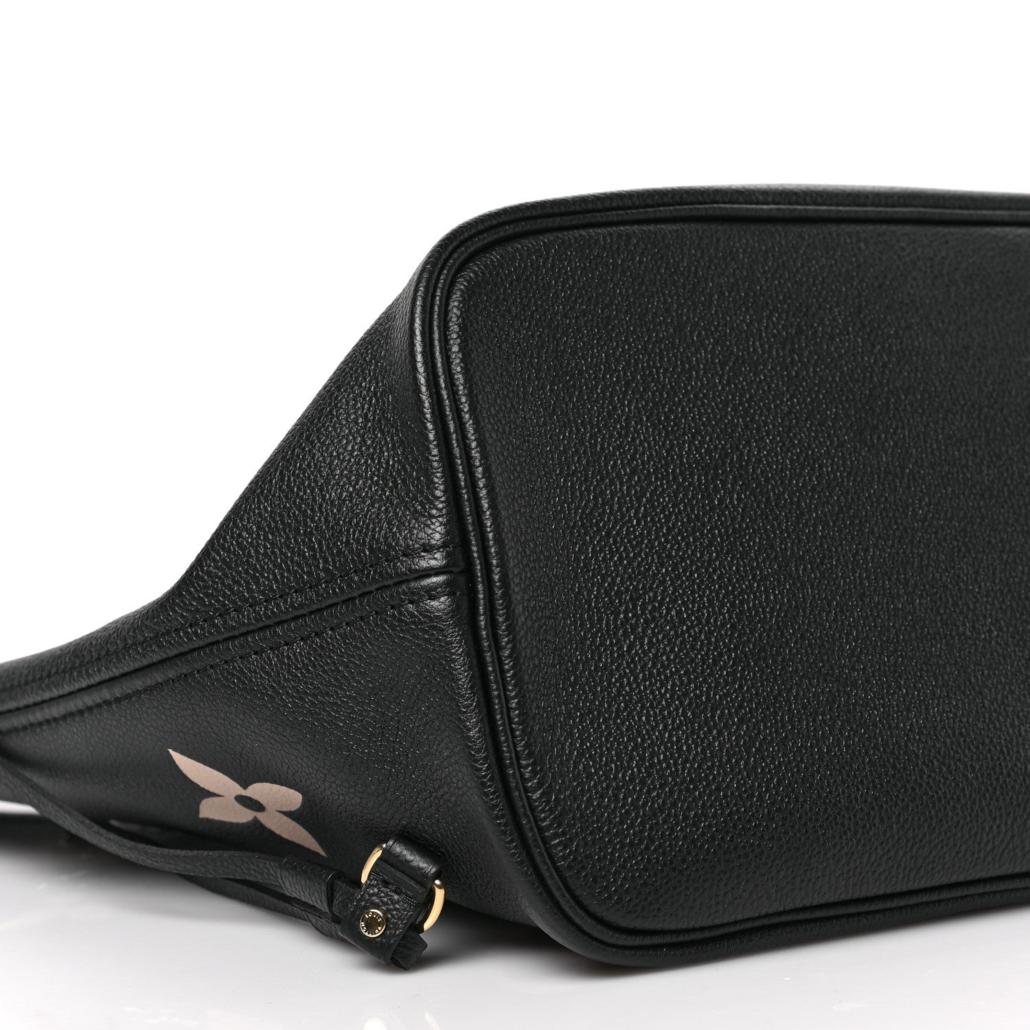 Louis Vuitton Empreinte Monogram Giant Neverfull MM Black Beige 7 of 8