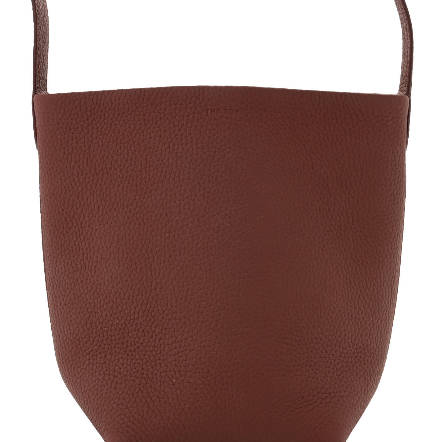 Grained Calfskin Small N/S Park Tote Cognac
