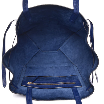 Celine Soft Grained Calfskin Small Belt Cabas Phantom Indigo 5 of 10