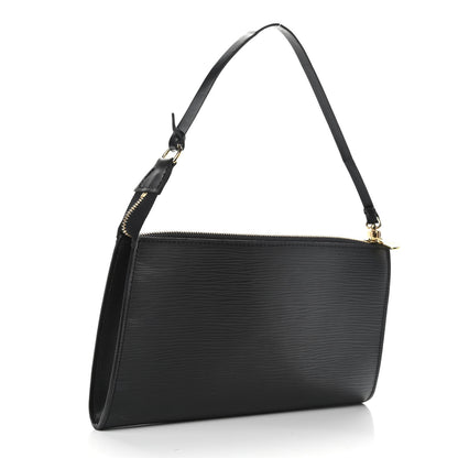 Louis Vuitton Epi Pochette Accessories 24 Black 3 of 10
