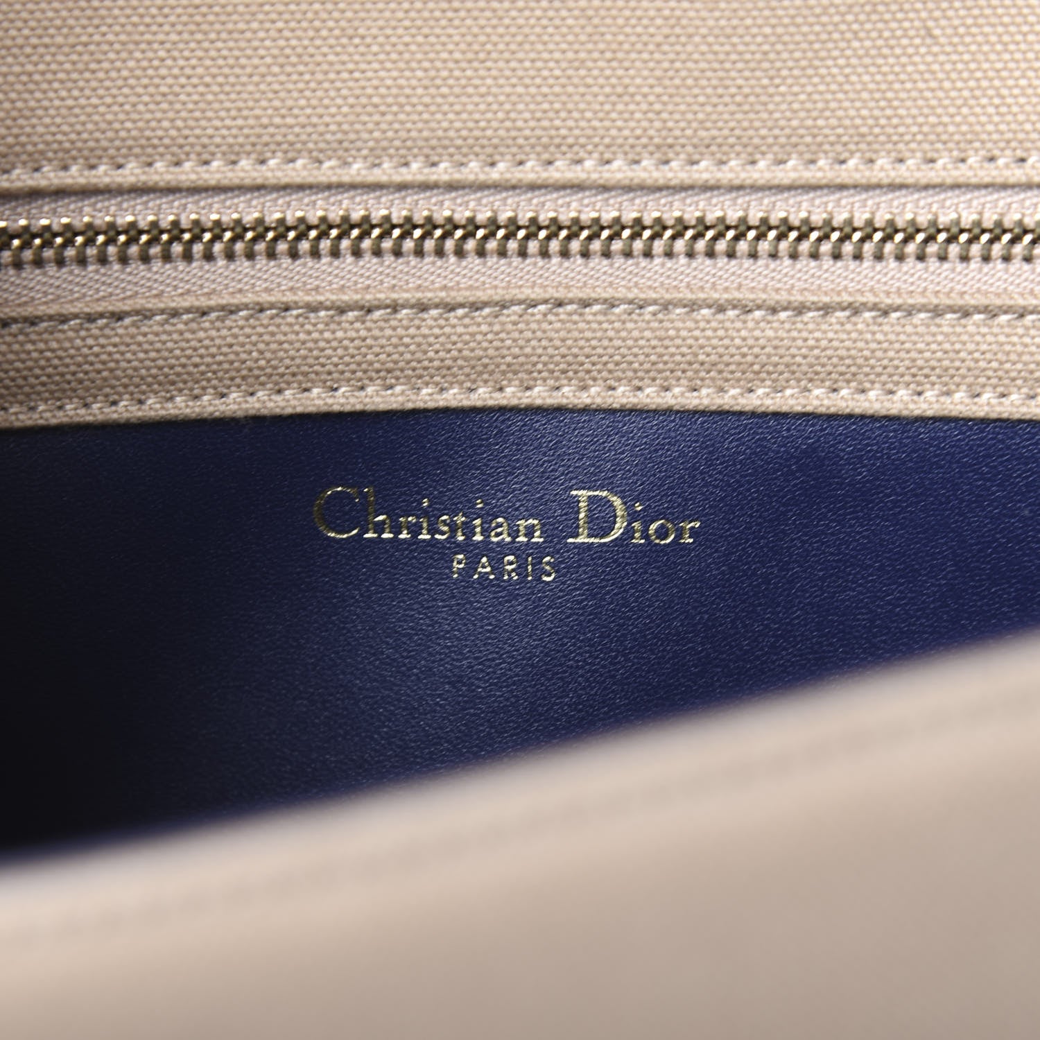 Christian Dior Velvet Monogram Small Diorama Satchel Blue Yellow 5 of 9
