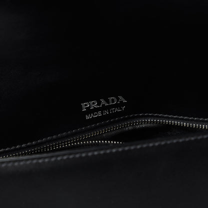 Prada City Calfskin Manuelle Shoulder Bag Black 9 of 10