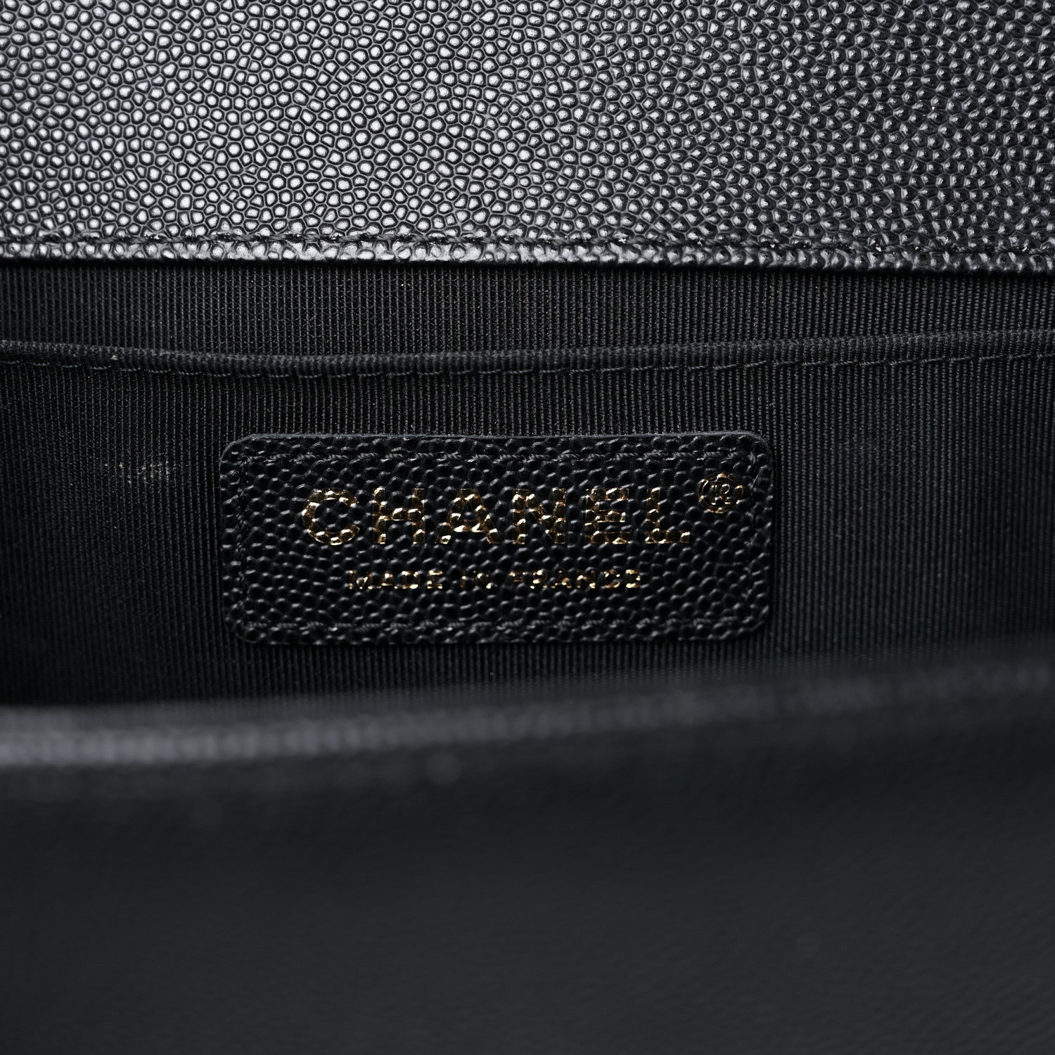Chanel Caviar Quilted Medium Boy Flap Black 6 of 15