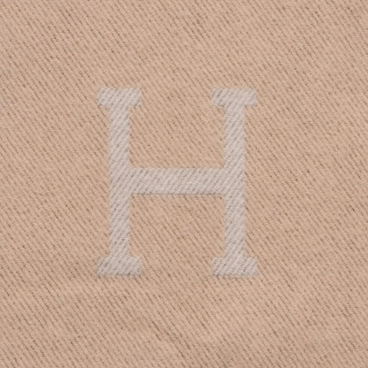 Hermes Wool Cashmere Avalon III Blanket Coco Camomille 2 of 5