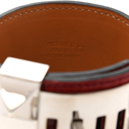 Hermes Matte Alligator Collier De Chien CDC Bracelet S 4 of 6