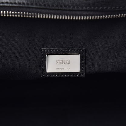 Fendi Vitello Elite Cuoio Monster Buggies Medium Roll Tote Lollypop Black 8 of 11