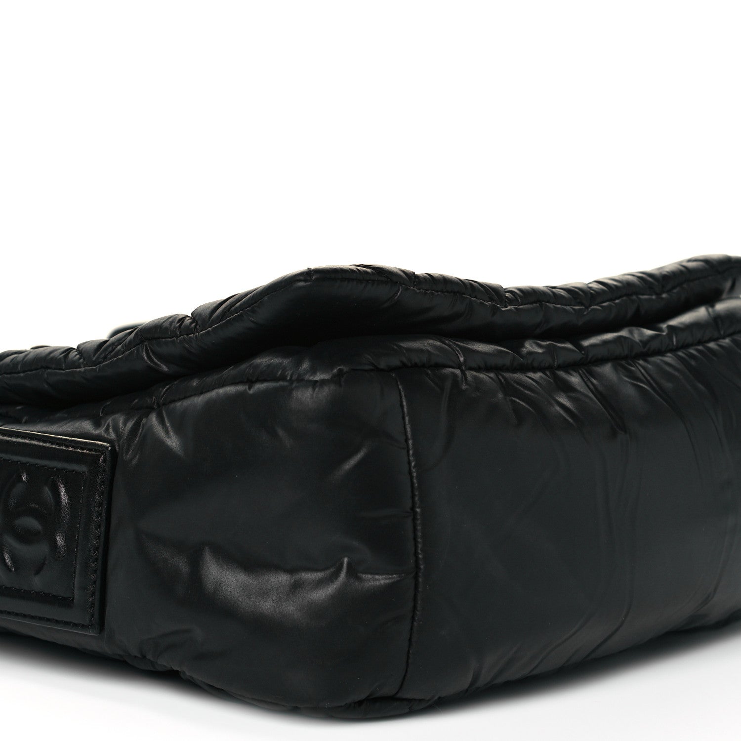 Chanel Nylon Small Coco Cocoon Messenger Bag Black 9 of 11