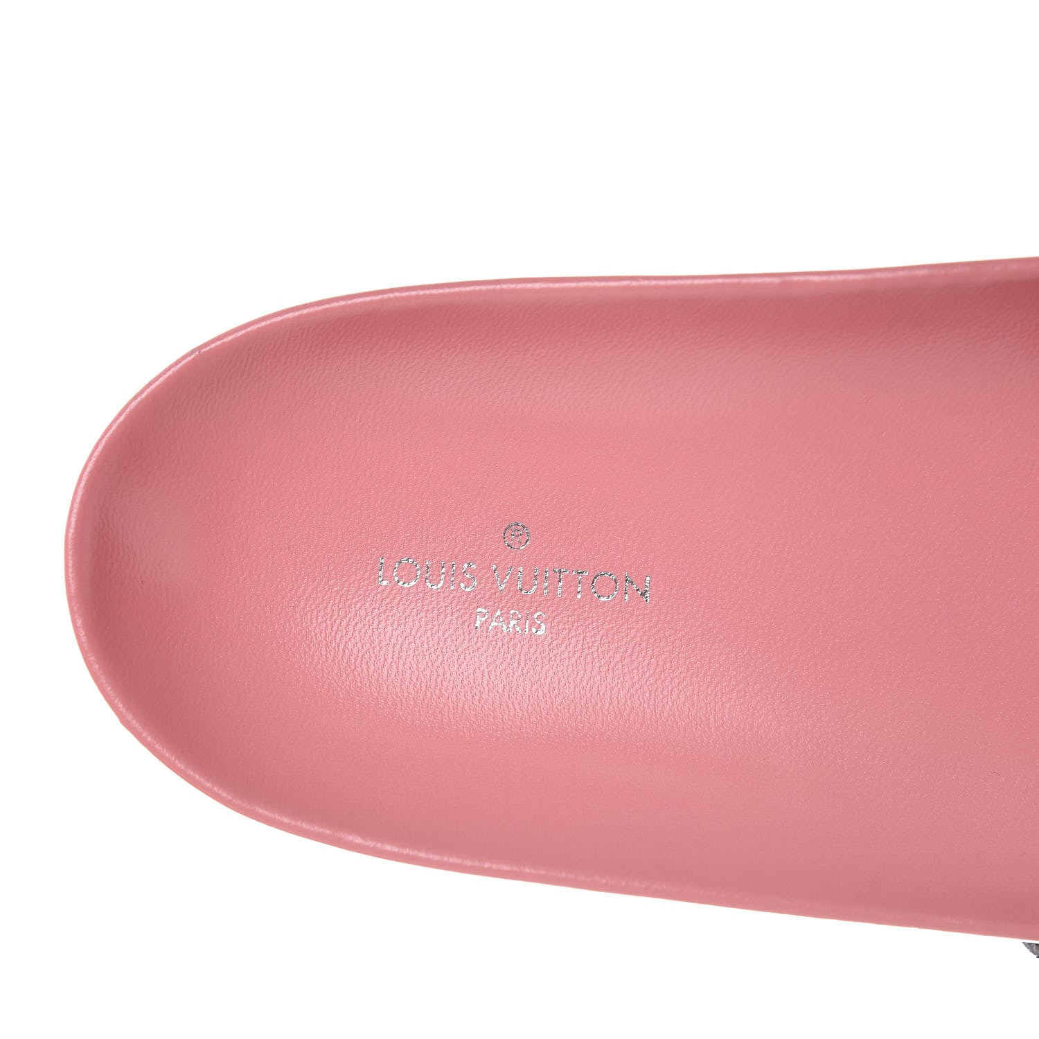 Louis Vuitton Patent Monogram Bom Dia Flat Mule 39 Rose White 7 of 9