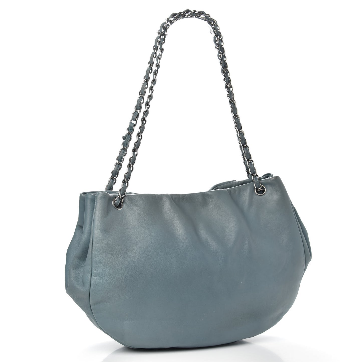 Lambskin Sensual Hobo Blue