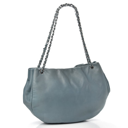 Chanel Lambskin Sensual Hobo Blue 3 of 12