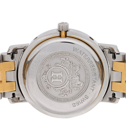 Hermes Stainless Steel 24mm Clipper Quartz Watch Gold 4 of 5