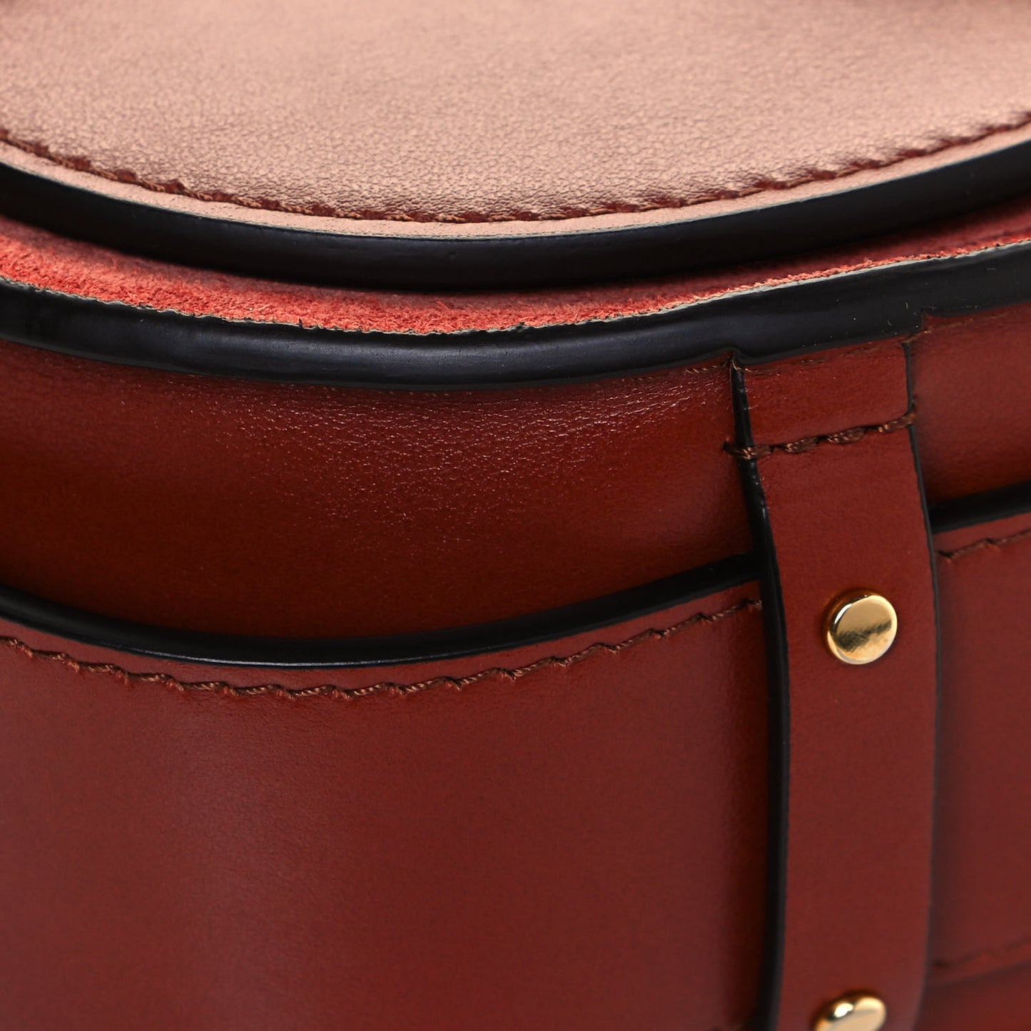 Calfskin Small Tess Bag Sepia Brown