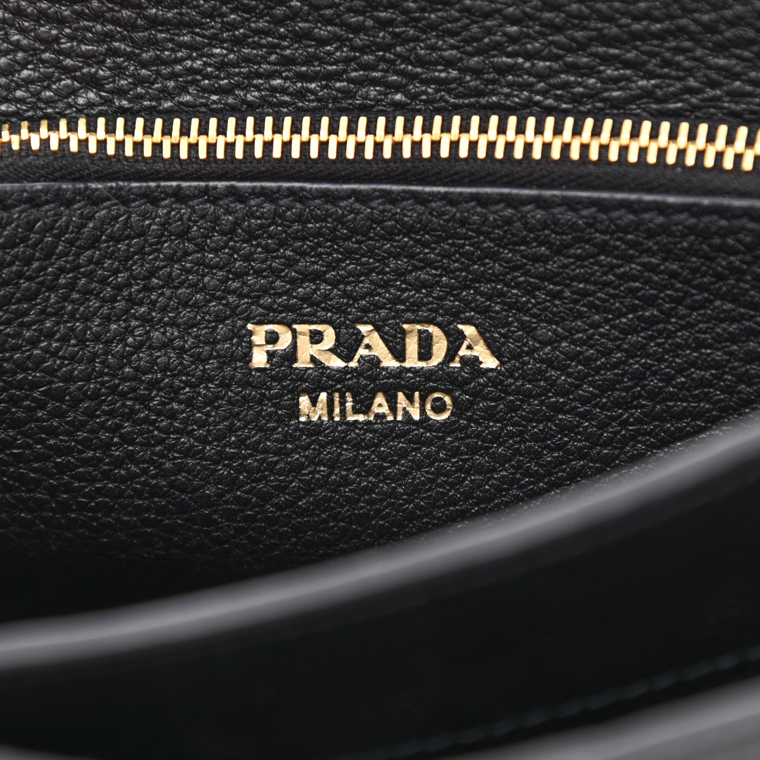 Prada Vitello Daino Double Strap Flap Crossbody Black 6 of 10