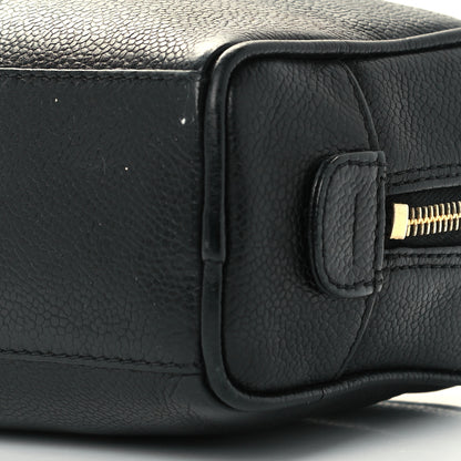 Chanel Caviar Timeless CC Cosmetic Pouch Bag Black 10 of 10