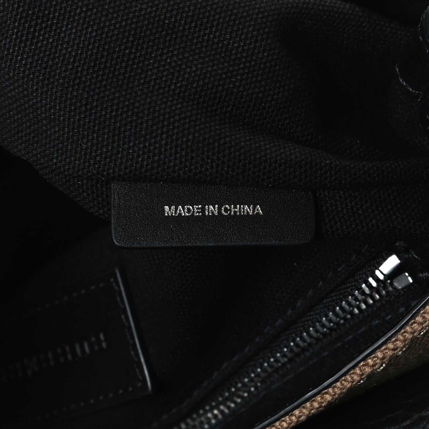 Mega Check Grainy Calfskin Small Gowan Messenger Bag Black