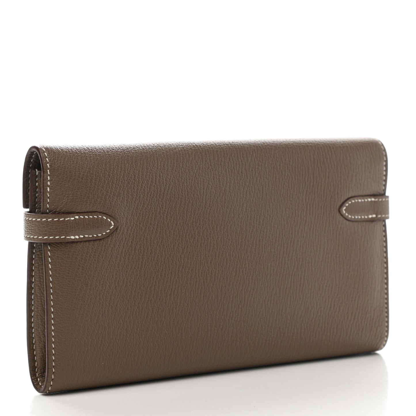 Chevre Mysore Kelly Longue Wallet Etoupe